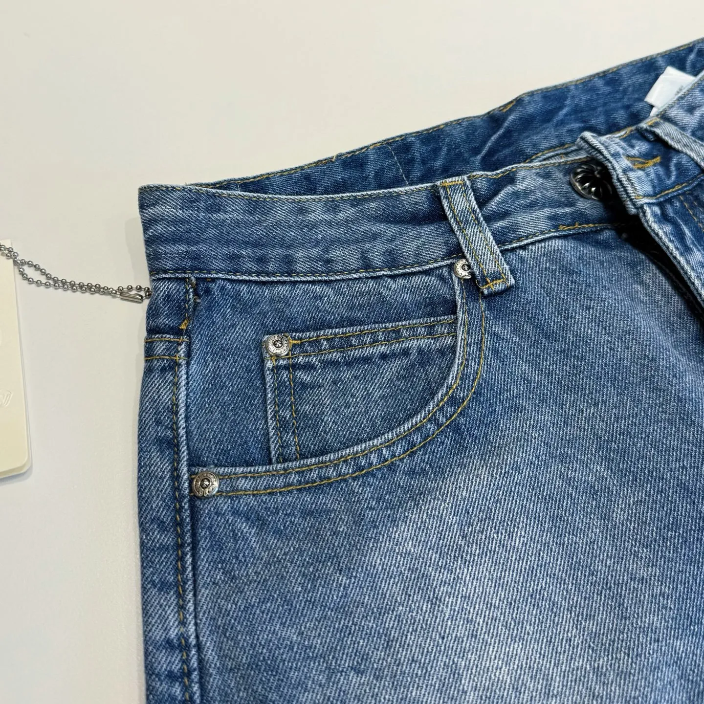 P280 Style number: D433 Chrome Hearts Chrome Hearts city limited Sanskrit cross leather jeans Size# 28 30 32 34